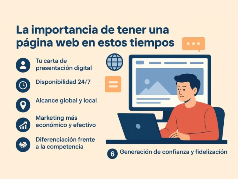 La importancia de tener una página web en estos tiempos