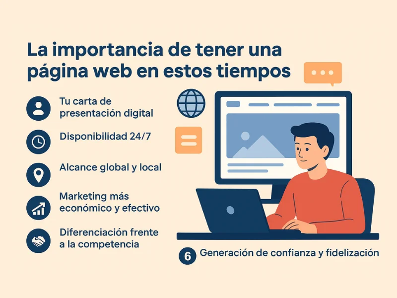 La importancia de tener una página web en estos tiempos